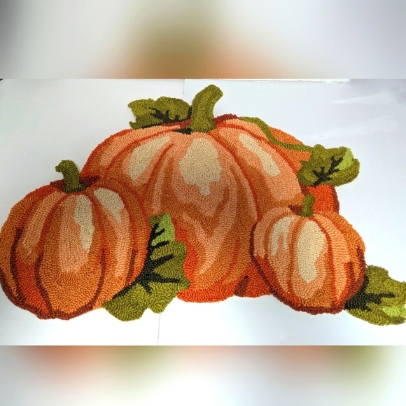 Other - Pumpkin  Loop Decorative Rug